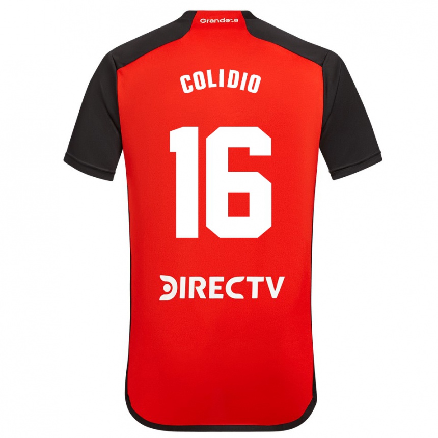 Kids Football Facundo Colidio #16 Red Away Jersey 2023/24 T-Shirt