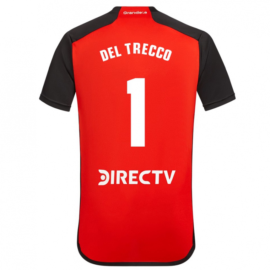 Kids Football Martina Del Trecco #1 Red Away Jersey 2023/24 T-Shirt
