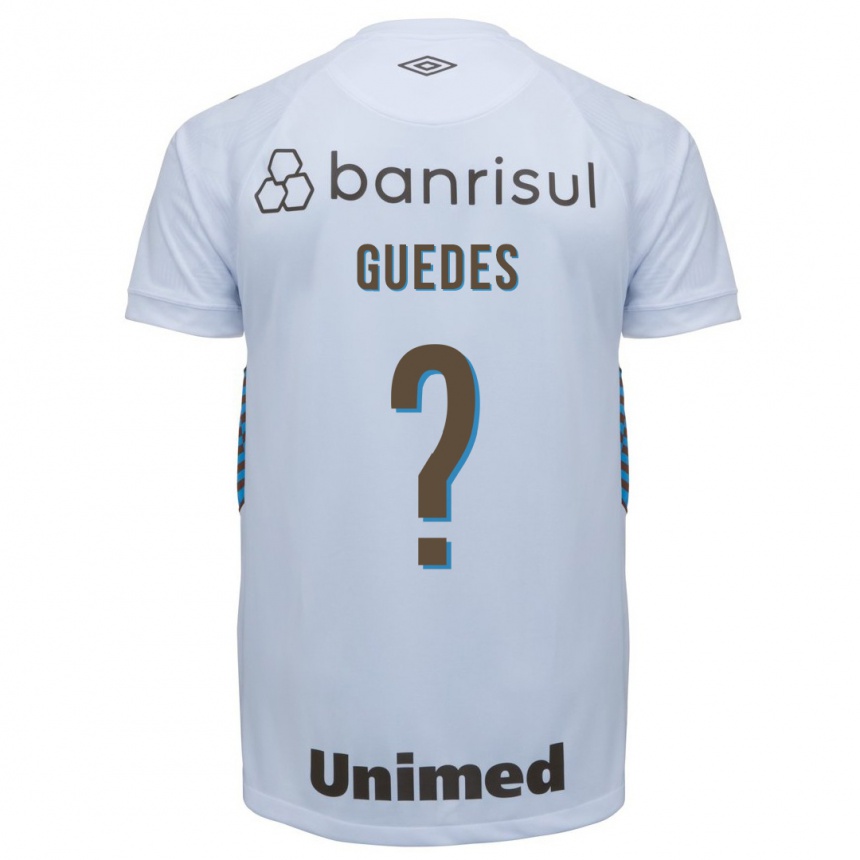 Kids Football Guilherme Guedes #0 White Away Jersey 2023/24 T-Shirt