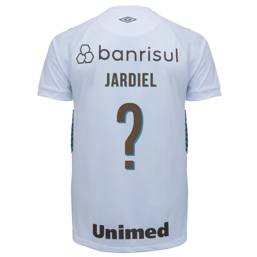 Kids Football Jardiel #0 White Away Jersey 2023/24 T-Shirt
