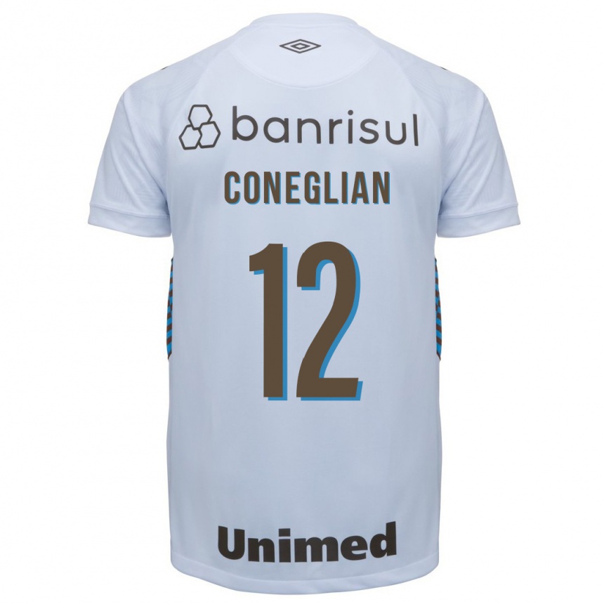 Kids Football Arthur Coneglian #12 White Away Jersey 2023/24 T-Shirt