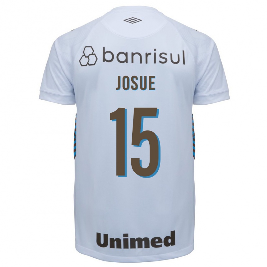 Kids Football Josué #15 White Away Jersey 2023/24 T-Shirt