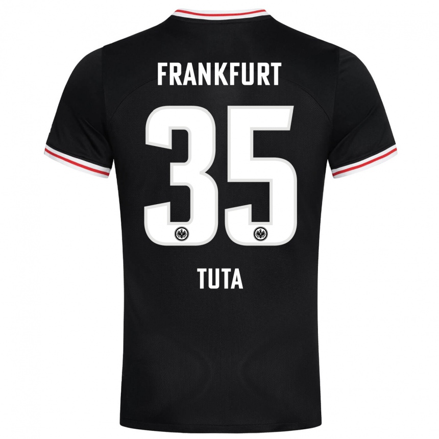 Kids Football Tuta #35 Black Away Jersey 2023/24 T-Shirt