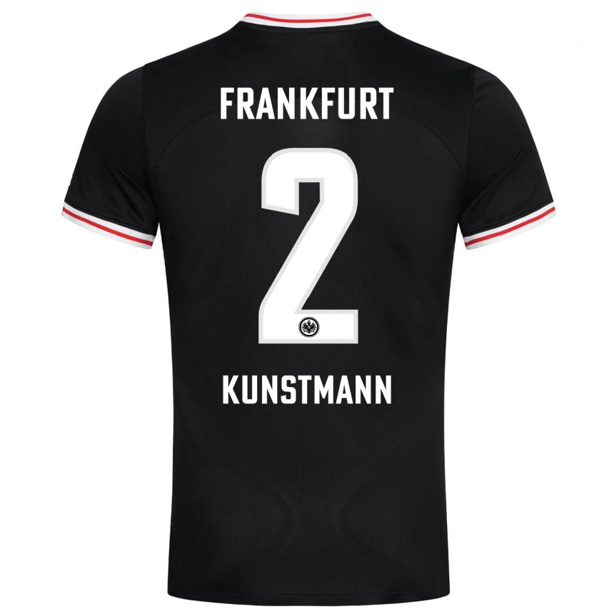 Kids Football Kelvin Kunstmann #2 Black Away Jersey 2023/24 T-Shirt