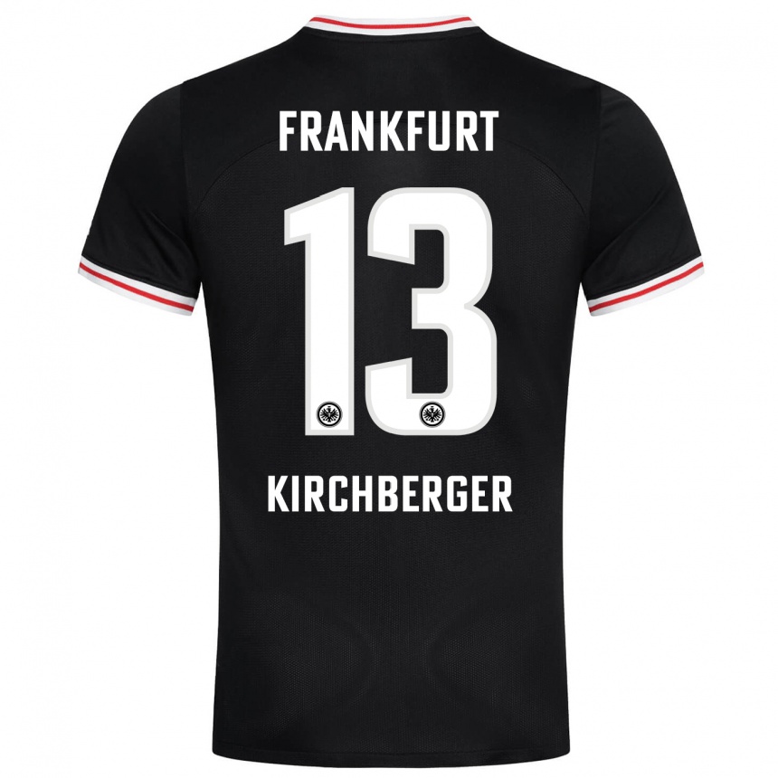 Kids Football Virginia Kirchberger #13 Black Away Jersey 2023/24 T-Shirt