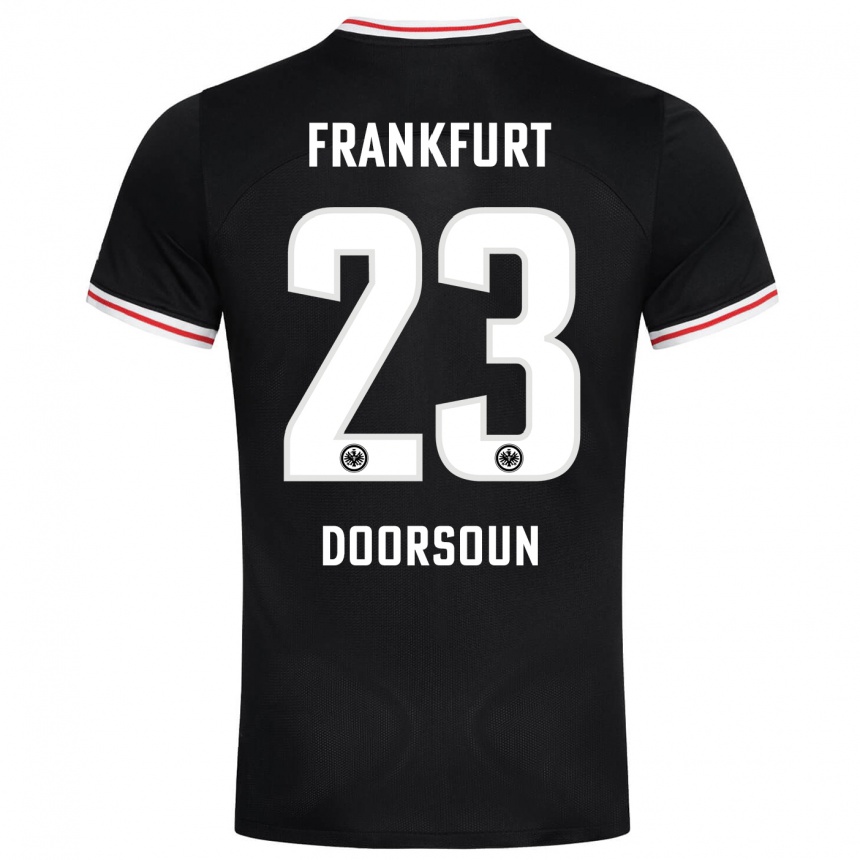 Kids Football Sara Doorsoun-Khajeh #23 Black Away Jersey 2023/24 T-Shirt