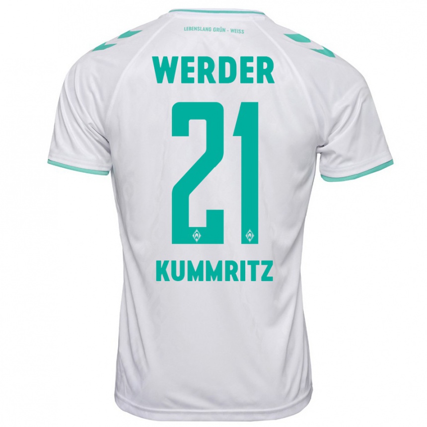 Kids Football Liam Kümmritz #21 White Away Jersey 2023/24 T-Shirt