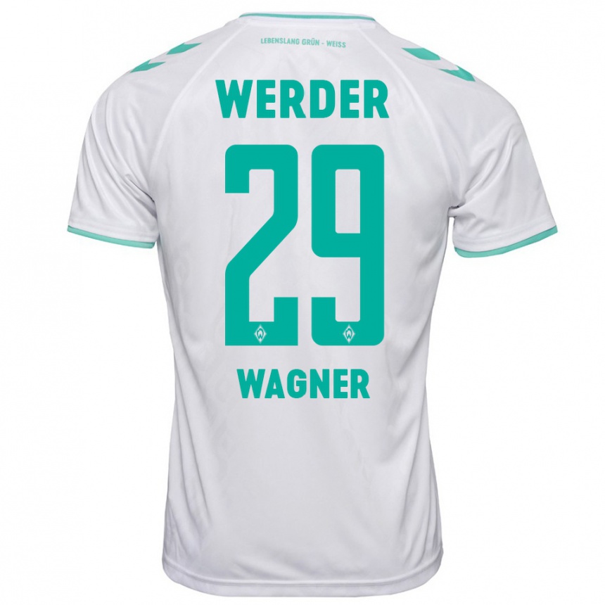 Kids Football Paul Wagner #29 White Away Jersey 2023/24 T-Shirt