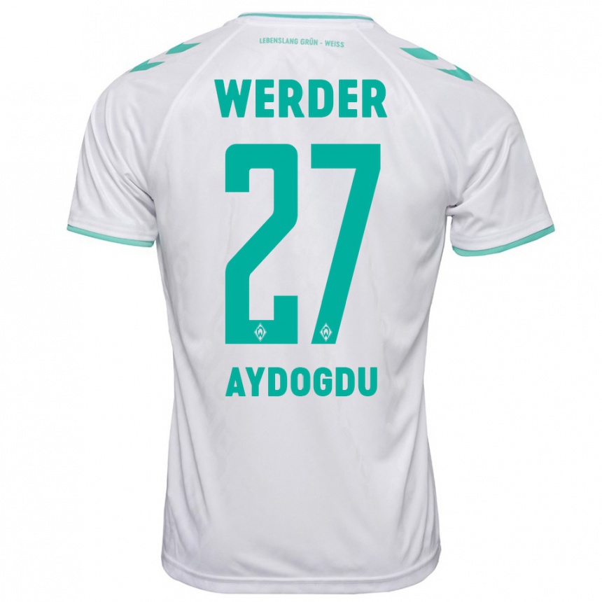 Kids Football Onur Aydogdu #27 White Away Jersey 2023/24 T-Shirt