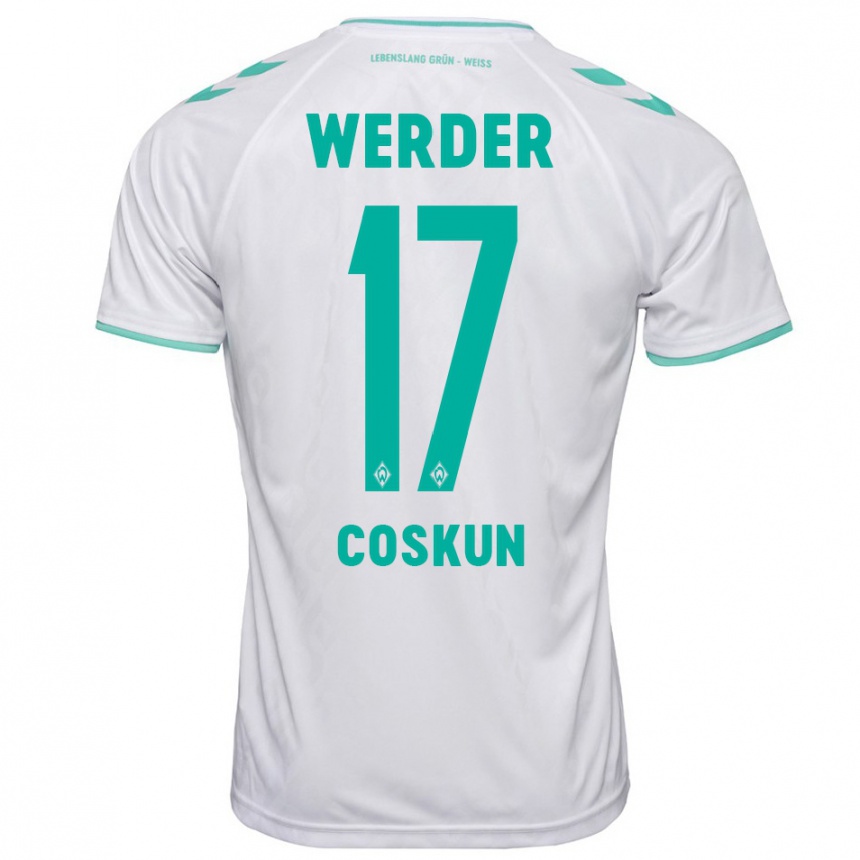 Kids Football Boran-Firat Coskun #17 White Away Jersey 2023/24 T-Shirt