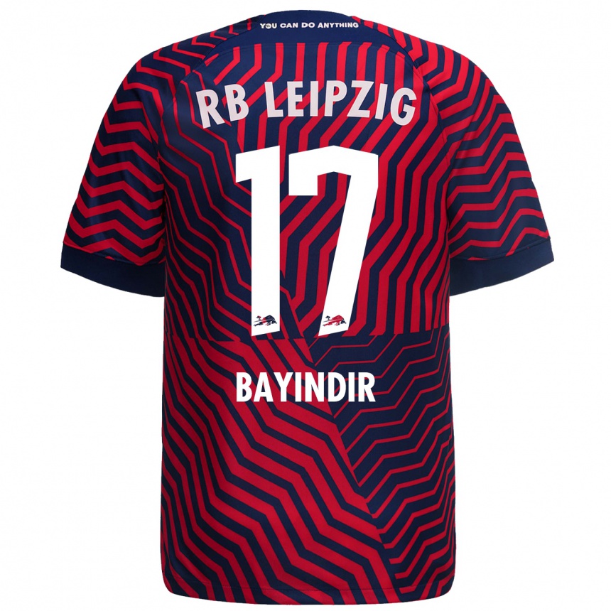 Kids Football Aris Bayindir #17 Blue Red Away Jersey 2023/24 T-Shirt