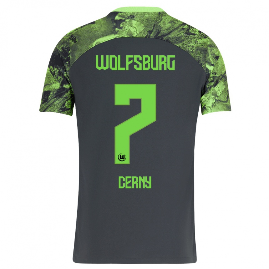 Kids Football Vaclav Cerny #7 Dark Grey Away Jersey 2023/24 T-Shirt