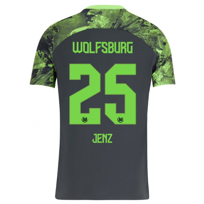 Kids Football Moritz Jenz #25 Dark Grey Away Jersey 2023/24 T-Shirt