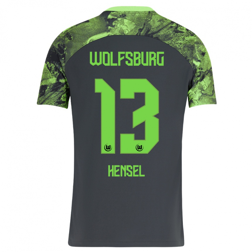 Kids Football Pharell Hensel #13 Dark Grey Away Jersey 2023/24 T-Shirt