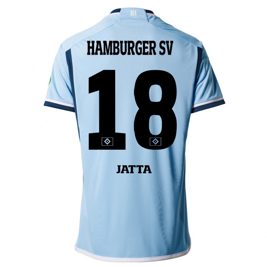 Kids Football Bakery Jatta #18 Blue Away Jersey 2023/24 T-Shirt