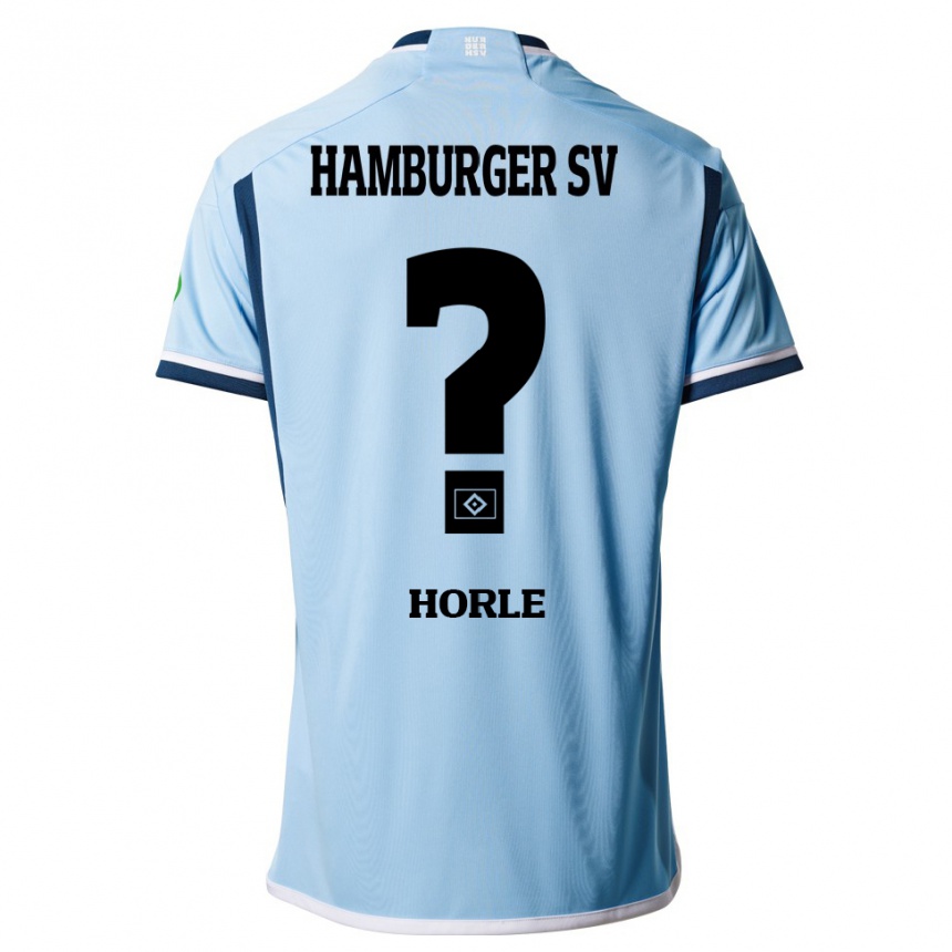 Kids Football Tim Niclas Hörle #0 Blue Away Jersey 2023/24 T-Shirt