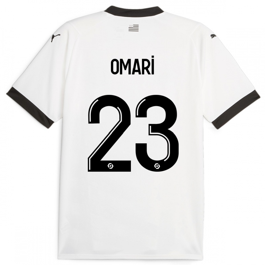 Kids Football Warmed Omari #23 White Away Jersey 2023/24 T-Shirt