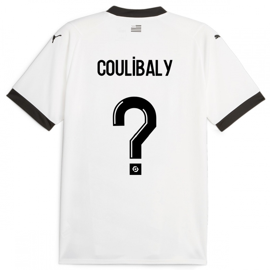 Kids Football Joël Coulibaly #0 White Away Jersey 2023/24 T-Shirt