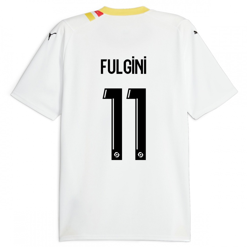 Kids Football Angelo Fulgini #11 Black Away Jersey 2023/24 T-Shirt