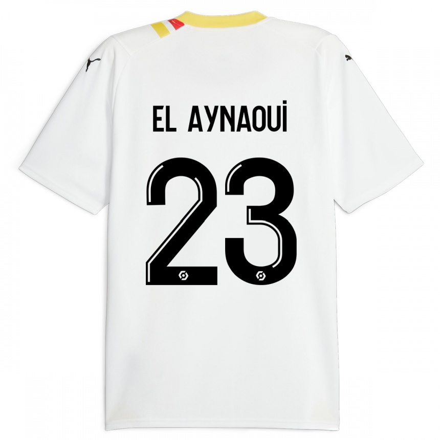 Kids Football Neil El Aynaoui #23 Black Away Jersey 2023/24 T-Shirt