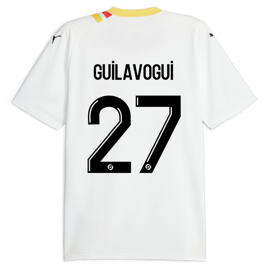 Kids Football Morgan Guilavogui #27 Black Away Jersey 2023/24 T-Shirt