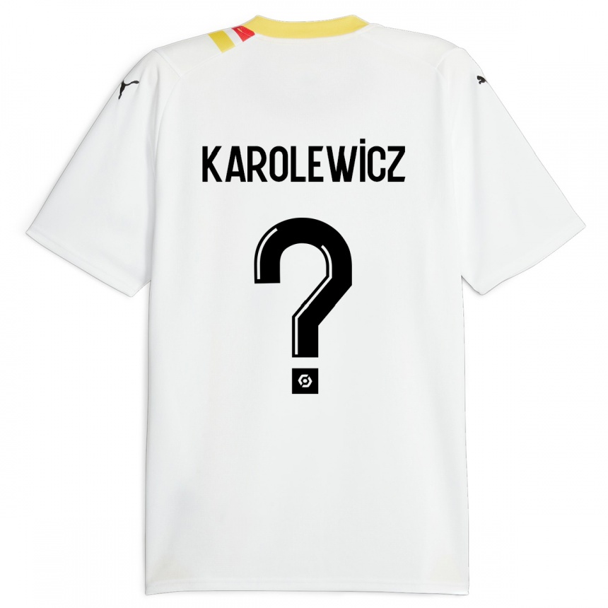 Kids Football Roman Karolewicz #0 Black Away Jersey 2023/24 T-Shirt