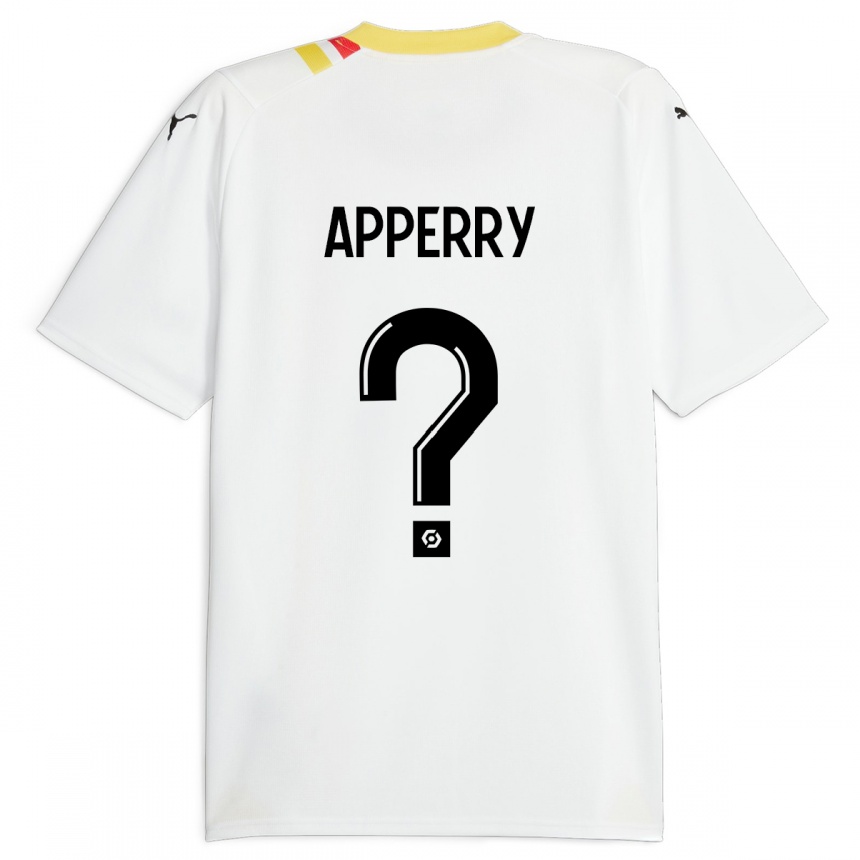 Kids Football Marceau Apperry #0 Black Away Jersey 2023/24 T-Shirt