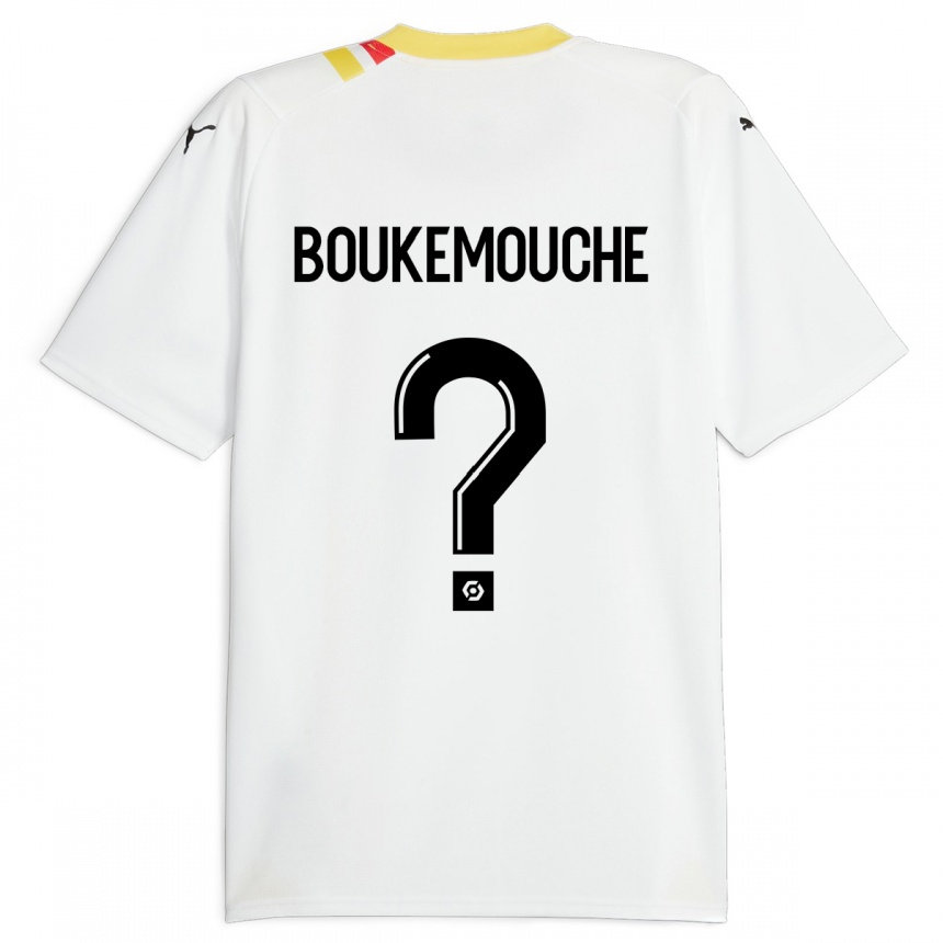 Kids Football Amine Boukemouche #0 Black Away Jersey 2023/24 T-Shirt