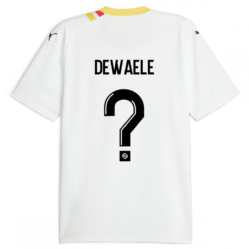 Kids Football Florian Dewaele #0 Black Away Jersey 2023/24 T-Shirt