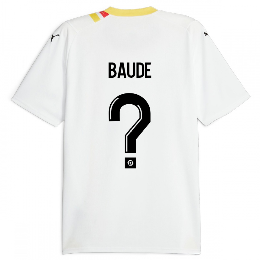 Kids Football Léo Baudé #0 Black Away Jersey 2023/24 T-Shirt