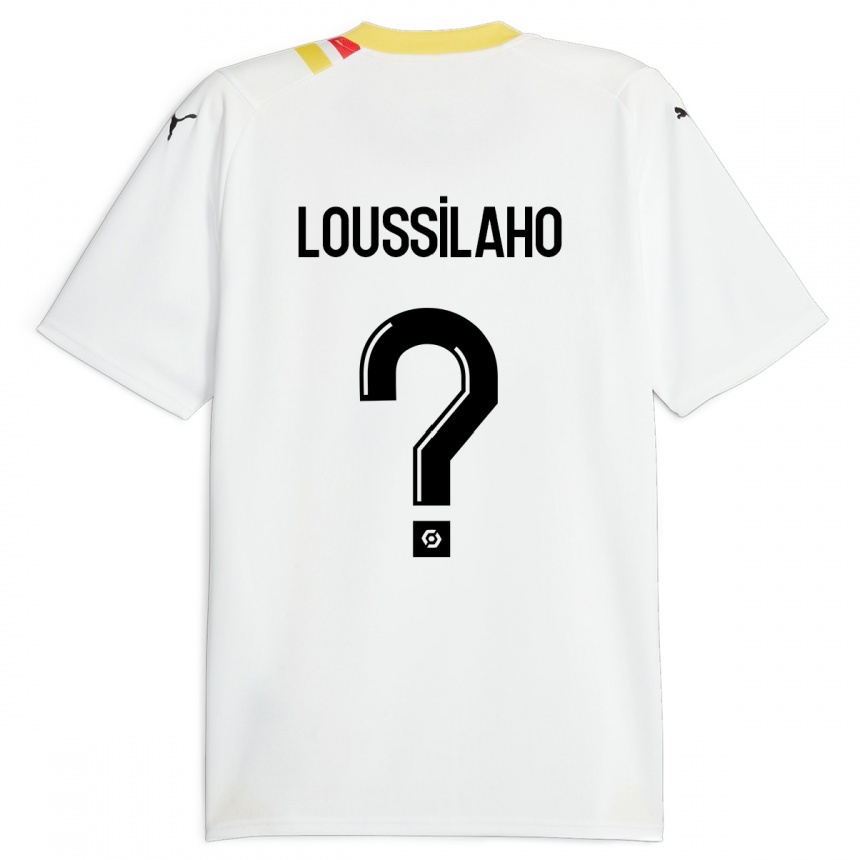 Kids Football Lenny Dziki Loussilaho #0 Black Away Jersey 2023/24 T-Shirt