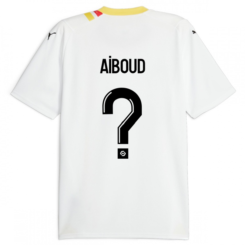 Kids Football Rayan Aiboud #0 Black Away Jersey 2023/24 T-Shirt