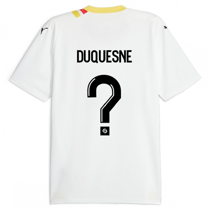 Kids Football Elsa Duquesne #0 Black Away Jersey 2023/24 T-Shirt