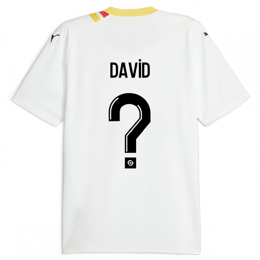 Kids Football Tess David #0 Black Away Jersey 2023/24 T-Shirt