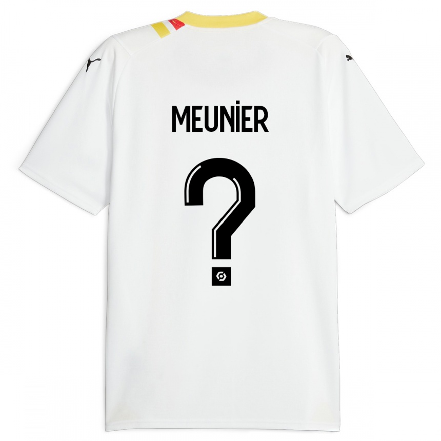 Kids Football Jennifer Meunier #0 Black Away Jersey 2023/24 T-Shirt