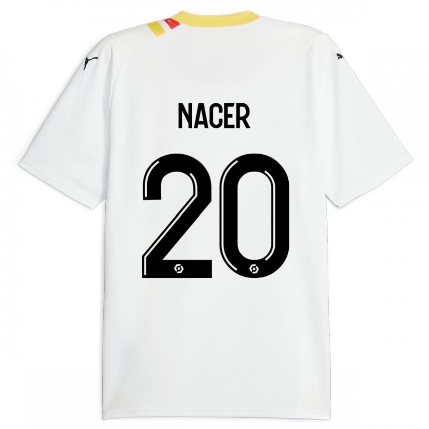 Kids Football Myriem Nacer #20 Black Away Jersey 2023/24 T-Shirt