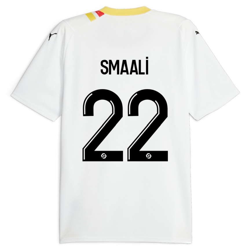 Kids Football Emma Smaali #22 Black Away Jersey 2023/24 T-Shirt