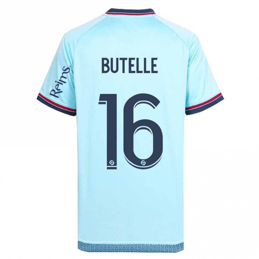 Kids Football Ludovic Butelle #16 Sky Blue Away Jersey 2023/24 T-Shirt