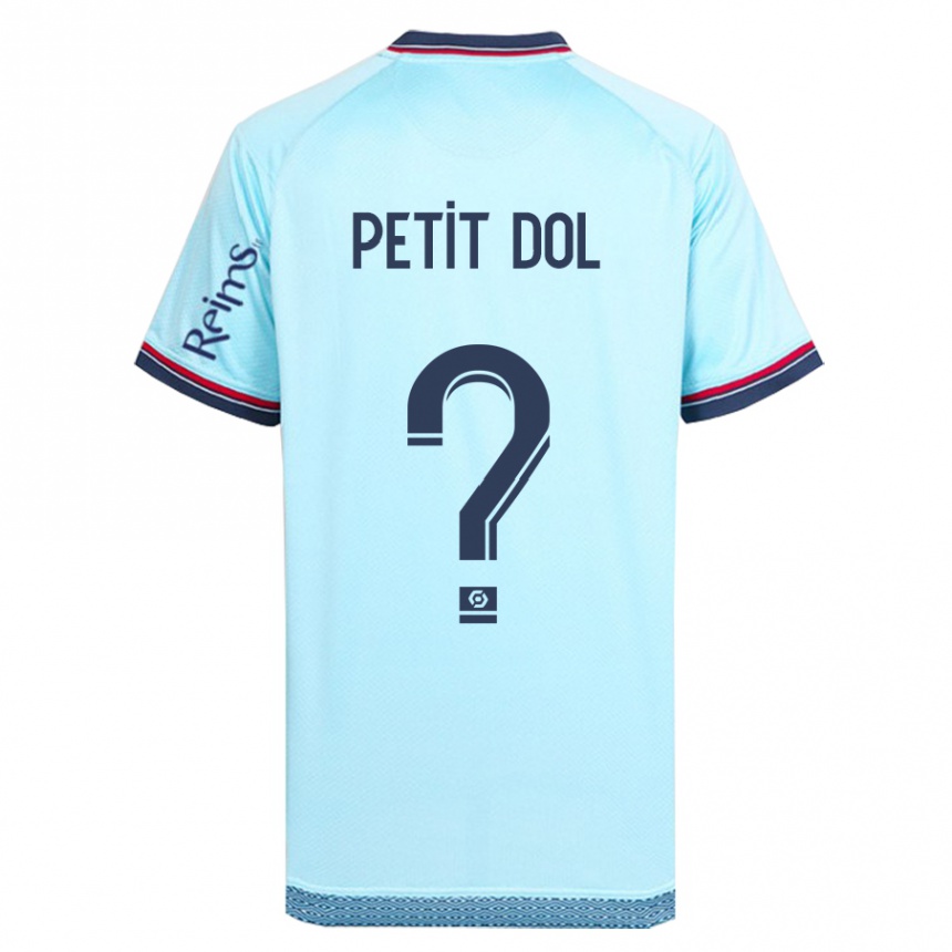 Kids Football Alvin Petit Dol #0 Sky Blue Away Jersey 2023/24 T-Shirt