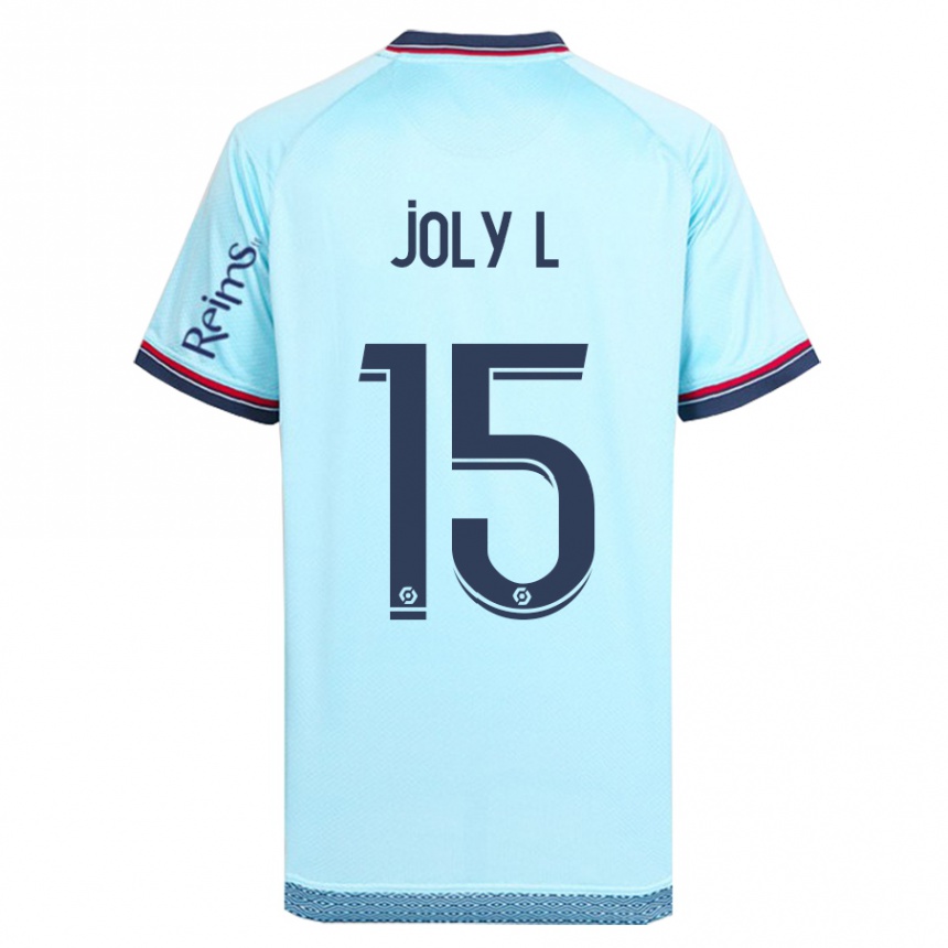 Kids Football Lou Ann Joly #15 Sky Blue Away Jersey 2023/24 T-Shirt