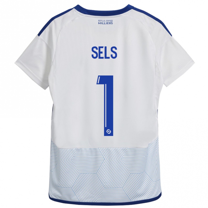 Kids Football Matz Sels #1 White Away Jersey 2023/24 T-Shirt