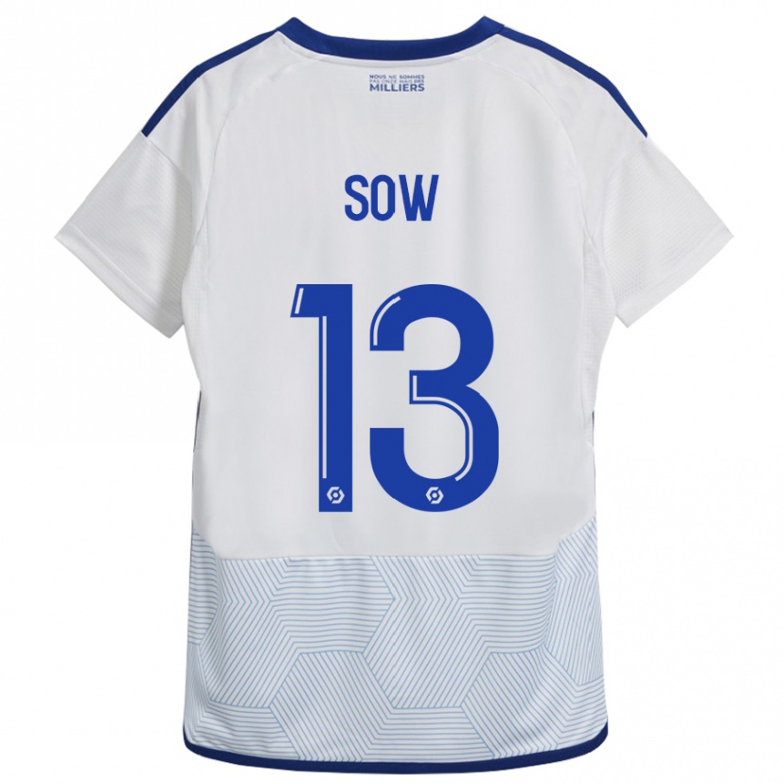 Kids Football Saïdou Sow #13 White Away Jersey 2023/24 T-Shirt