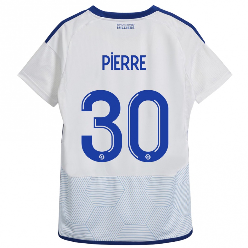 Kids Football Alexandre Pierre #30 White Away Jersey 2023/24 T-Shirt