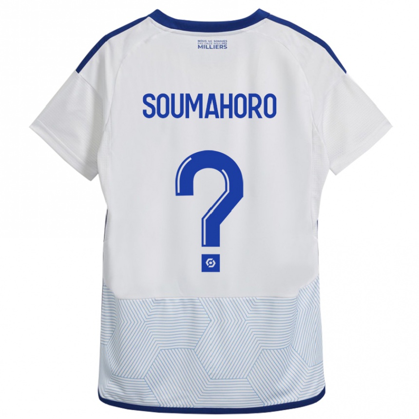 Kids Football Mohamed Soumahoro #0 White Away Jersey 2023/24 T-Shirt