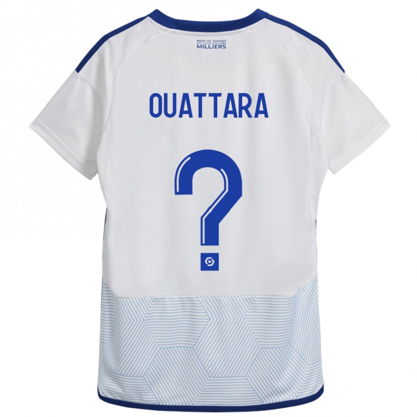 Kids Football Abdoul Ouattara #0 White Away Jersey 2023/24 T-Shirt