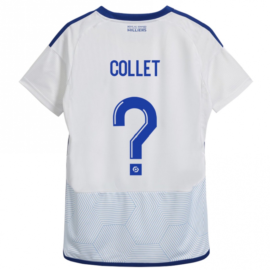 Kids Football Arthur Tirard Collet #0 White Away Jersey 2023/24 T-Shirt