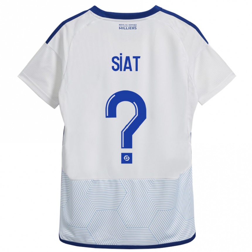 Kids Football Victor Siat #0 White Away Jersey 2023/24 T-Shirt