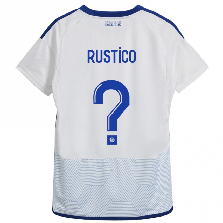 Kids Football Dylan Rustico #0 White Away Jersey 2023/24 T-Shirt