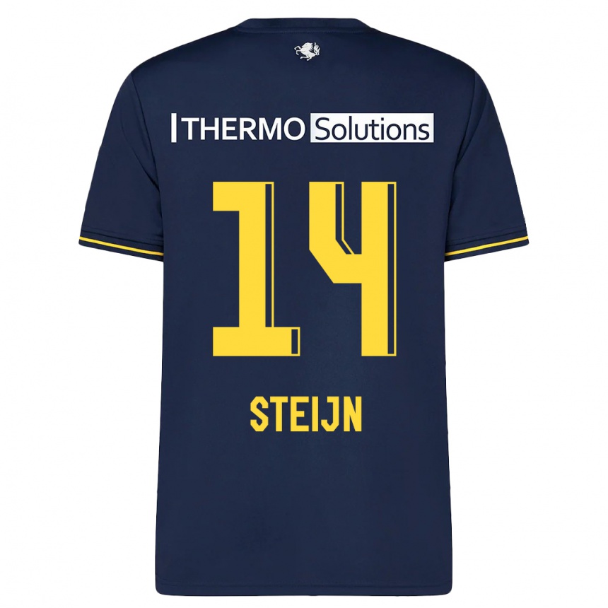 Kids Football Sem Steijn #14 Navy Away Jersey 2023/24 T-Shirt