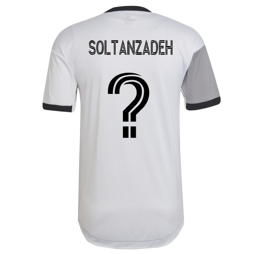 Kids Football Shayan Soltanzadeh #0 White Away Jersey 2023/24 T-Shirt